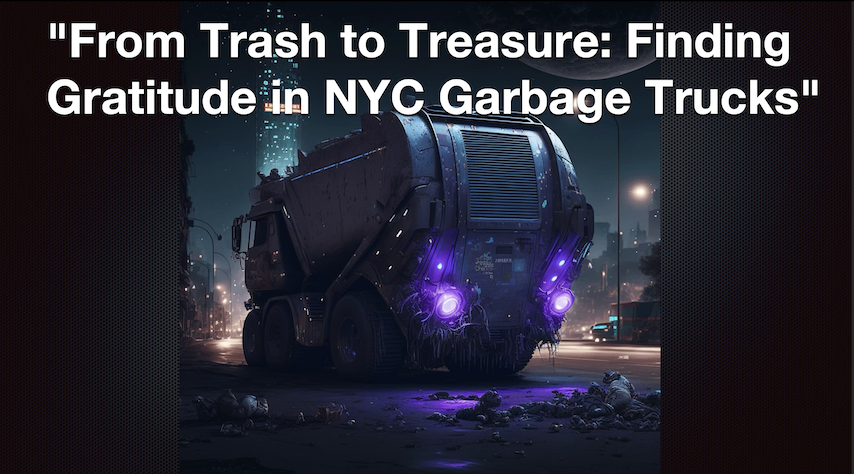 From Trash to Treasure: Finding Gratitude in NYC Garbage Trucks by Lance Steeves